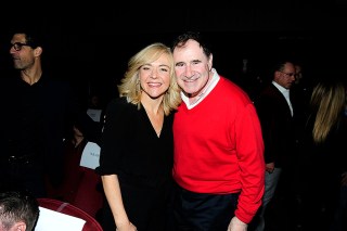 NEW YORK, NY - DECEMBER 17: Rachel Bay Jones and Richard Kind attend The Cinema Society With FIJI Water, Lindt Chocolate, Entertainment Weekly & People Host A Screening Of Disney's "Mary Poppins Returns” at SVA Theater on December 17, 2018 in New York. (Photo by Paul Bruinooge/PMC) *** Local Caption *** Rachel Bay Jones;Richard Kind