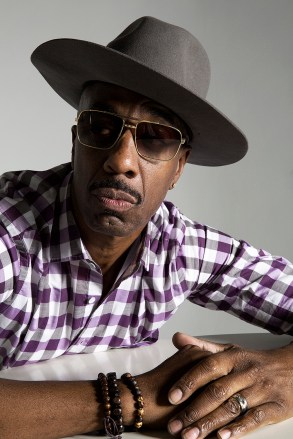 Comedian JB Smoove poses for pictures for his latest collaboration.