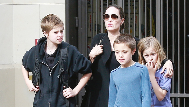 Angelina Jolie & Her Kids Do Last Minute Christmas Shopping — Pics 