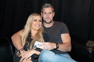 Christina El Moussa and her boyfriend Anthony Anstead relax backstage at an event in Austin, Texas.
Christina El Moussa and Ant Anstead out and about, Austin, USA  - 09 Jun 2018