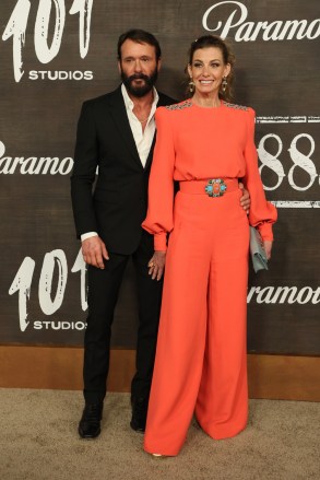 Tim McGraw and Faith Hill attend the world premiere of "1883" at Encore Beach Club at Wynn Las Vegas on Saturday, December 11, 2021 in Las Vegas, Nevada.
The World Premiere of "1883" in Las Vegas, Nevada, United States - 12 Dec 2021