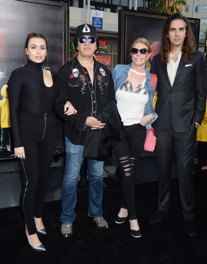 Sophie Simmons & Family At The ‘IT’ Premiere