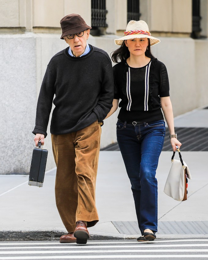 Woody Allen in NYC with Soon-Yi
