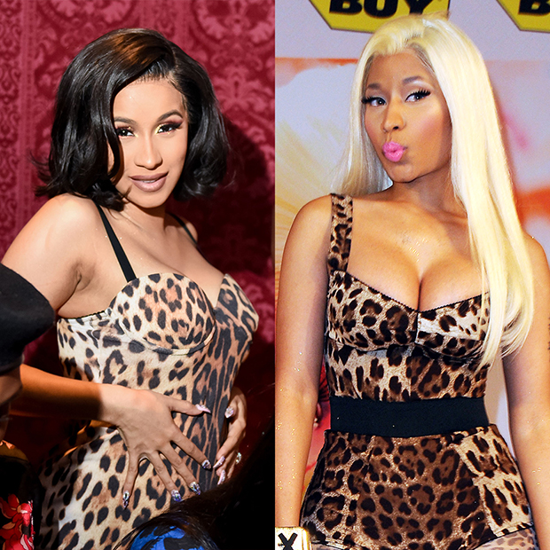 7 Times Cardi B & Nicki Minaj Were Style Twins: Pics – Hollywood Life