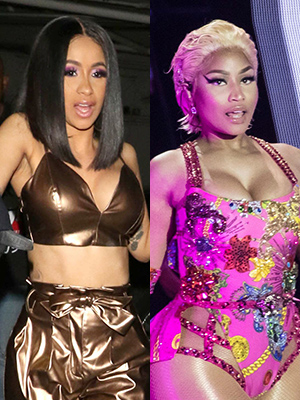 Cardi B & Nicki Minaj's Same Costume: See Who Wore Music Video Look Better  – Hollywood Life