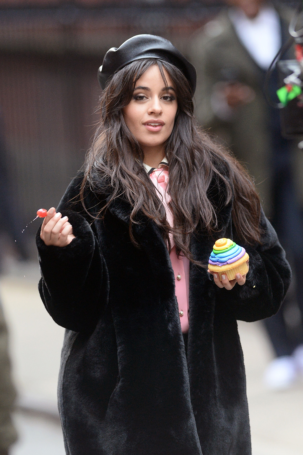 Camila Cabello holds a cupcake while filming a Mastercard commercial in New York City

Pictured: Camila Cabello
Ref: SPL5047665 061218 NON-EXCLUSIVE
Picture by: Elder Ordonez / SplashNews.com

Splash News and Pictures
Los Angeles: 310-821-2666
New York: 212-619-2666
London: 0207 644 7656
Milan: 02 4399 8577
photodesk@splashnews.com

World Rights, No Portugal Rights