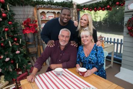 THE GREAT AMERICAN BAKING SHOW: HOLIDAY EDITION - Back for a fourth season on The ABC Television Network, "The Great American Baking Show: Holiday Edition," based on the hit U.K. series "The Great British Bake Off," returns THURSDAY, DEC. 6 (9:00 - 11:00 p.m. EST). (ABC/Mark Bourdillion)ANTHONY "SPICE" ADAMS, PAUL HOLLYWOOD, EMMA BUNTON, SHERRY YARD