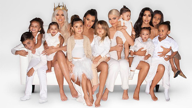 kardashian christmas card 2018