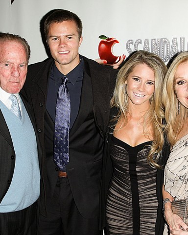 Frank Gifford, Cody Gifford, Cassidy Gifford and Kathie Lee Gifford
'Scandalous' play opening night on Broadway, New York, America - 15 Nov 2012