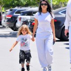 Kourtney Kardashian and daughter Reign head to the grocery store and bump into Willow Smith after 'Sunday Services' in Calabasas, CA