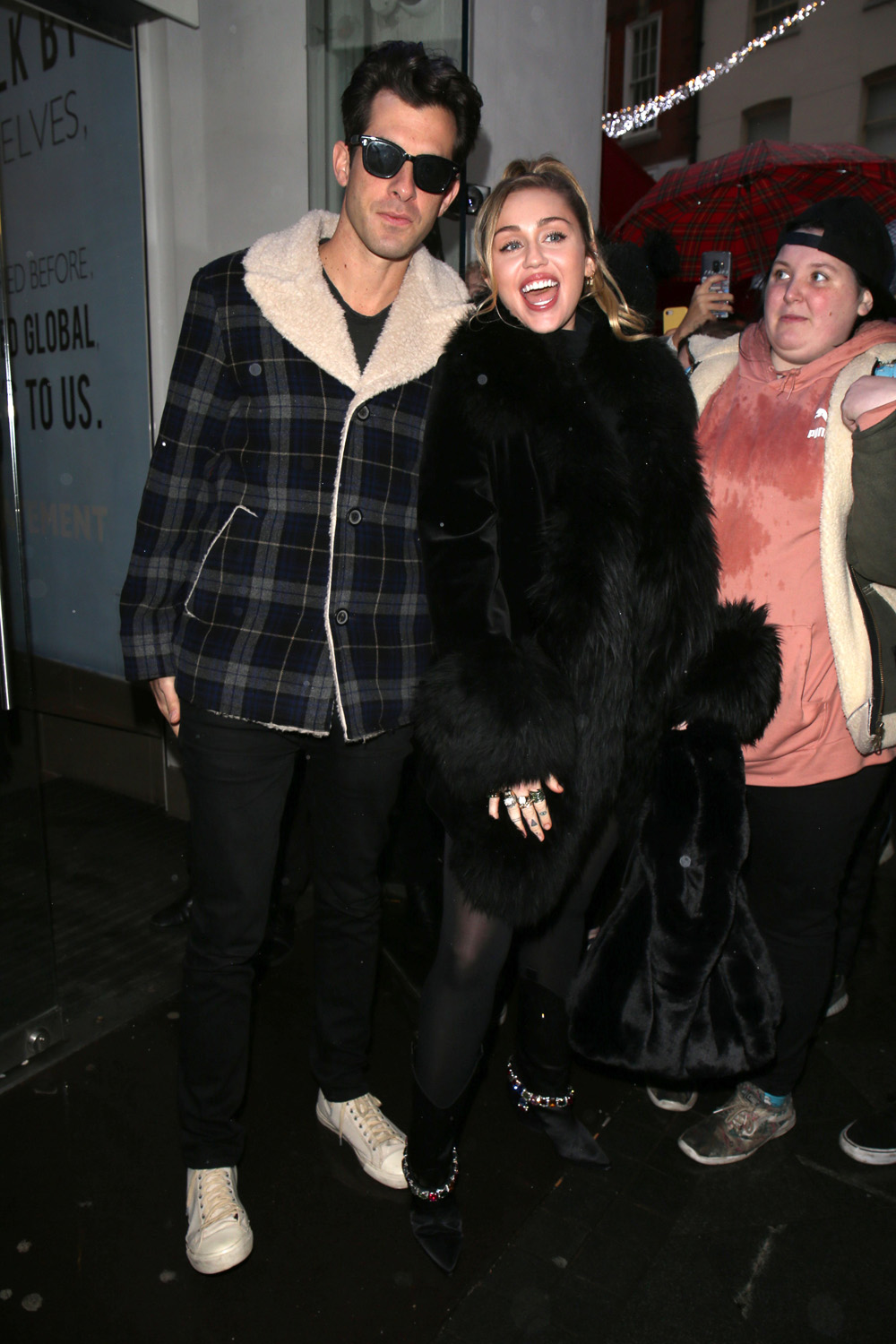 Miley Cyrus and Mark Ronson out and about, London, UK - 07 Dec 2018