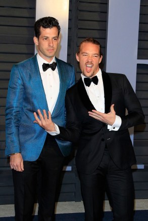 Mark Ronson and Diplo
Vanity Fair Oscar Party - 90th Academy Awards, Beverly Hills, USA - 04 Mar 2018
Mark Ronson (L) and Diplo pose at the 2018 Vanity Fair Oscar Party following the 90th annual Academy Awards ceremony in Beverly Hills, California, USA, 04 March 2018.  The Oscars are presented for outstanding individual or collective efforts in 24 categories in filmmaking.