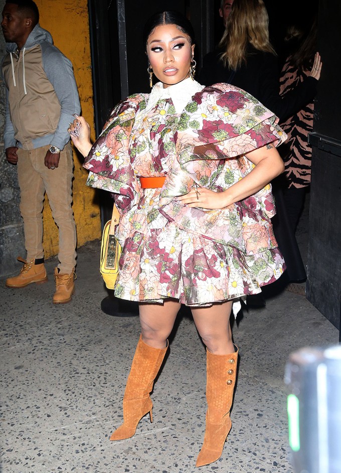 Nicki Minaj At NYFW 2020