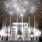 New Year's Eve celebrations in Paris, France - 01 Jan 2019