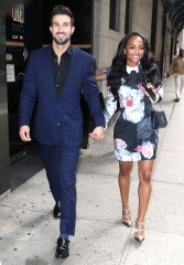 Rachel Lindsay, Bryan Abasolo
'The Wendy Williams Show' TV show, New York, USA - 20 Sep 2017
Rachel Lindsay and Bryan Abasolo at The Wendy Williams Show in New York