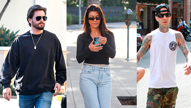 Scott Disick, Kourtney Kardashian, Travis Barker