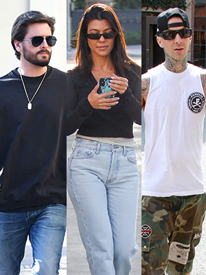 Scott Disick, Kourtney Kardashian, Travis Barker
