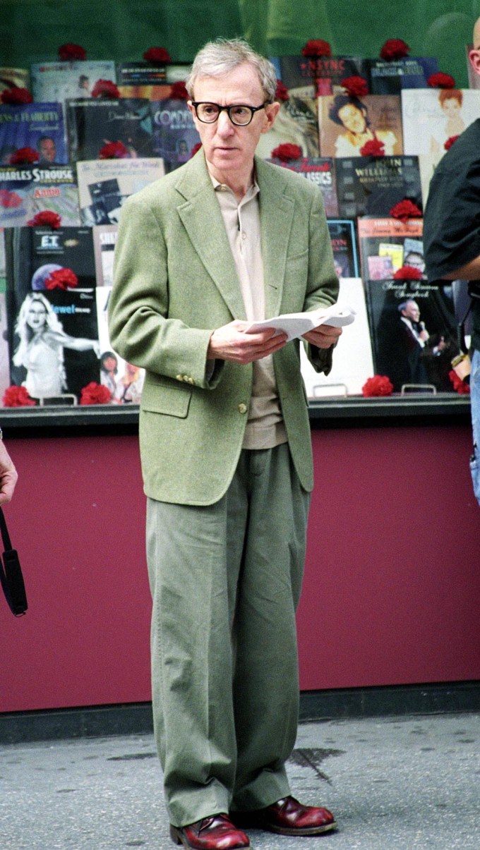 Woody Allen On Set
