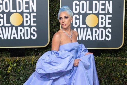 Lady Gaga attends the 76th Annual Golden Globe Awards, Golden Globes, at Hotel Beverly Hilton in Beverly Hills, Los Angeles, USA, on 06 January 2019. | usage worldwide Photo by: Hubert Boesl/picture-alliance/dpa/AP Images