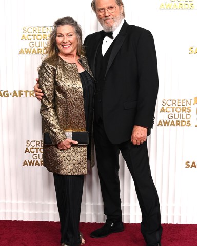 Susan Geston and Jeff Bridges
29th Annual Screen Actors Guild Awards, Arrivals, Los Angeles, California, USA - 26 Feb 2023
