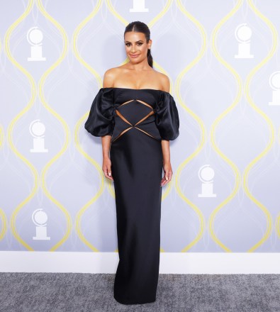 Lea Michele arrives on the red carpet at The 75th Annual Tony Awards at Radio City Music Hall on June 12, 2022 in New York City.
75th Annual Tony Awards in New York, United States - 12 Jun 2022