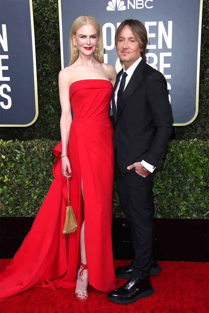 Nicole Kidman & Keith Urban at the 77th Annual Golden Globe Awards