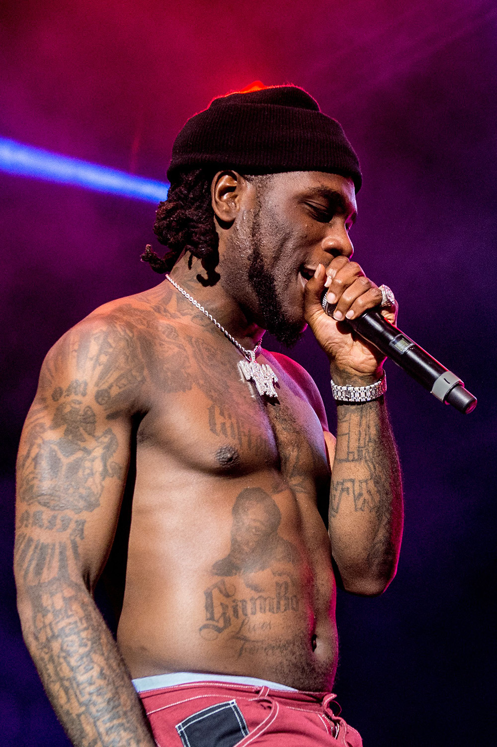 Burna Boy in concert at o2 Academy Brixton, London, UK - 07 Oct 2018