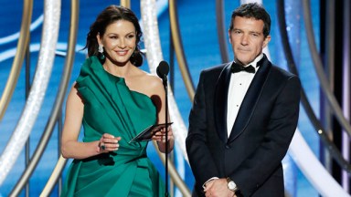 Catherine Zeta-Jones Antonio Banderas Golden Globes