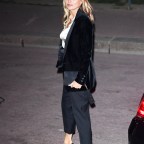 Kate Moss attends the Saint Laurent show as part of the Paris Fashion Week