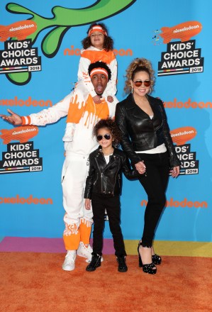 Mariah Carey and Monroe Cannon
Nickelodeon Kids' Choice Awards, Arrivals, Los Angeles, USA - 24 Mar 2018