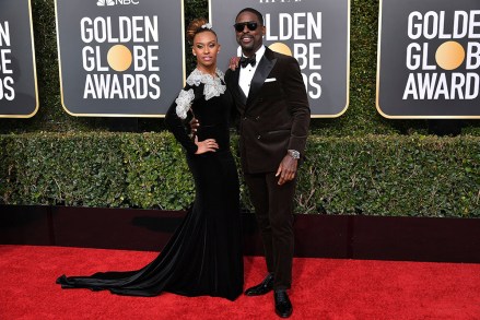 Ryan Michelle Bathe and Sterling K. Brown
76th Annual Golden Globe Awards, Arrivals, Los Angeles, USA - 06 Jan 2019
