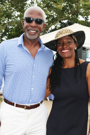 Dan Gasby and Barbara Smith
The Hamptons Classic Horse Show, Bridgehampton, New York, America - 31 Aug 2014