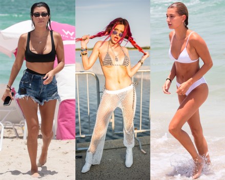 Paris Hilton Bahamalar'da Siyah Beyaz Bikinili Fotoğraflar – Hollywood Life