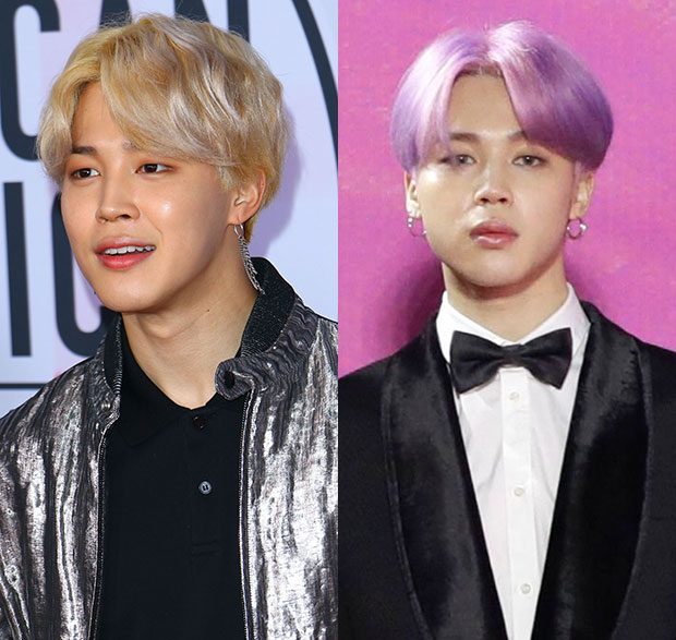 Jimin'S Purple Hair Makeover At Seoul Music Awards With Bts — Photos –  Hollywood Life