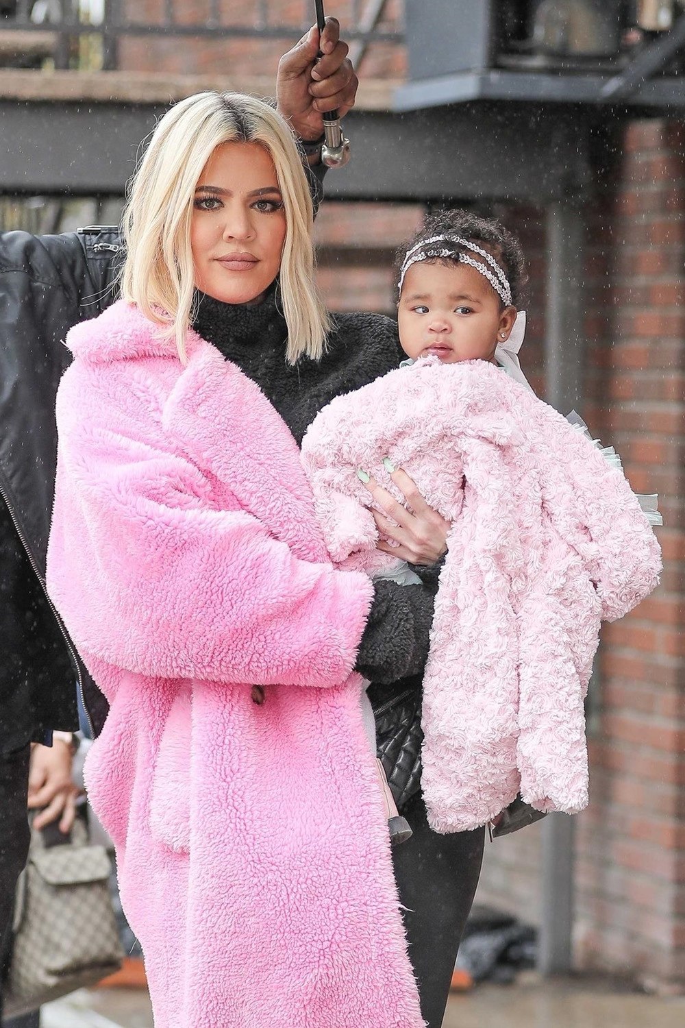 *EXCLUSIVE* Calabasas, CA  - Khloe Kardashian puts the Tristan Thompson and Jordyn Woods cheating drama to the side to take her daughter True out for lunch. Khloe stands out in a bright pink coat for the outing. This is the first time Khloe has been seen out since Jordyn Woods appeared on Jada Pinkett Smith's "Red Table Talk" show to discuss the cheating scandal. Shot on 03/02/19

Pictured: Khloe Kardashian

BACKGRID USA 3 MARCH 2019 

USA: +1 310 798 9111 / usasales@backgrid.com

UK: +44 208 344 2007 / uksales@backgrid.com

*UK Clients - Pictures Containing Children
Please Pixelate Face Prior To Publication*