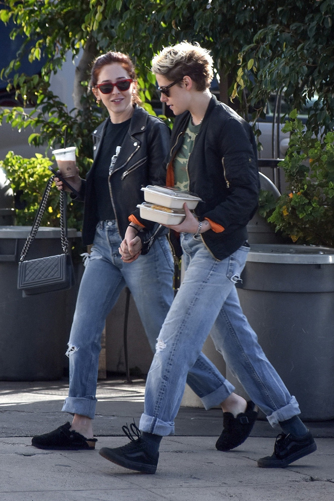 *EXCLUSIVE* Kristen Stewart sparks rumors she has moved on from Stella Maxwell while holding hands with new girl!