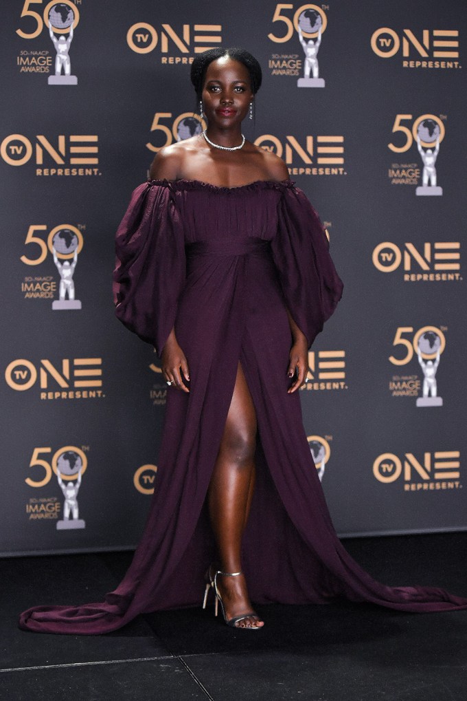 Lupita Nyong’o At The 50th Annual NAACP Image Awards