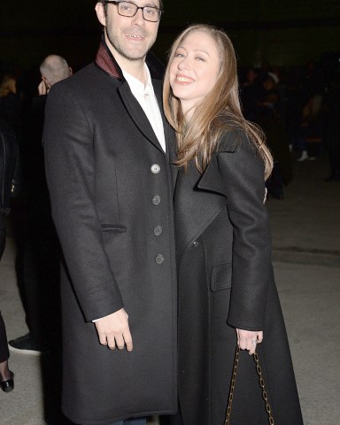 Marc Mezvinsky and Chelsea Clinton Burberry Show, Front Row, London Fashion Week, UK - 17 Feb 2018