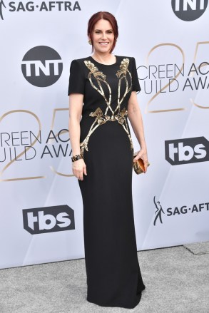 Megan Mullally
25th Annual Screen Actors Guild Awards, Arrivals, Los Angeles, USA - 27 Jan 2019
Wearing Alexander McQueen