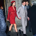 Bradley Cooper And Irina Shayk Hold Hands As They Leave The National Board Of Review Awards In NYC