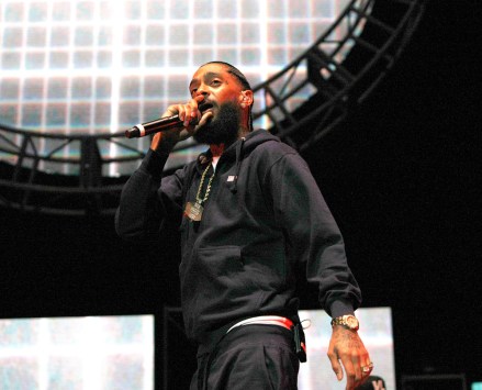 Nipsey Hussle, Ermias AsghedomBET Experience Live!, Los Angeles, AS - 23 Jun 2018