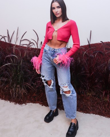 MANHATTAN, NEW YORK CITY, NEW YORK, USA - SEPTEMBER 08: REVOLVE Gallery NYFW (New York Fashion Week) 2022 Presentation VIP Opening Event held at The Shops at Hudson Yards on September 8, 2022 in Manhattan, New York City, New York, United States. 09 Sep 2022 Pictured: Olivia Culpo. Photo credit: Christian Lora/Image Press Agency/MEGA TheMegaAgency.com +1 888 505 6342 (Mega Agency TagID: MEGA893723_001.jpg) [Photo via Mega Agency]