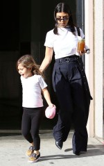 Kourtney Kardashian and Penelope Disick
Kourtney Kardashian out and about, Los Angeles, USA - 14 Mar 2018
Kourtney Kardashian picks up kids from Art Classes in Los Angeles