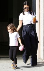 Kourtney Kardashian and Penelope Disick
Kourtney Kardashian out and about, Los Angeles, USA - 14 Mar 2018
Kourtney Kardashian picks up kids from Art Classes in Los Angeles