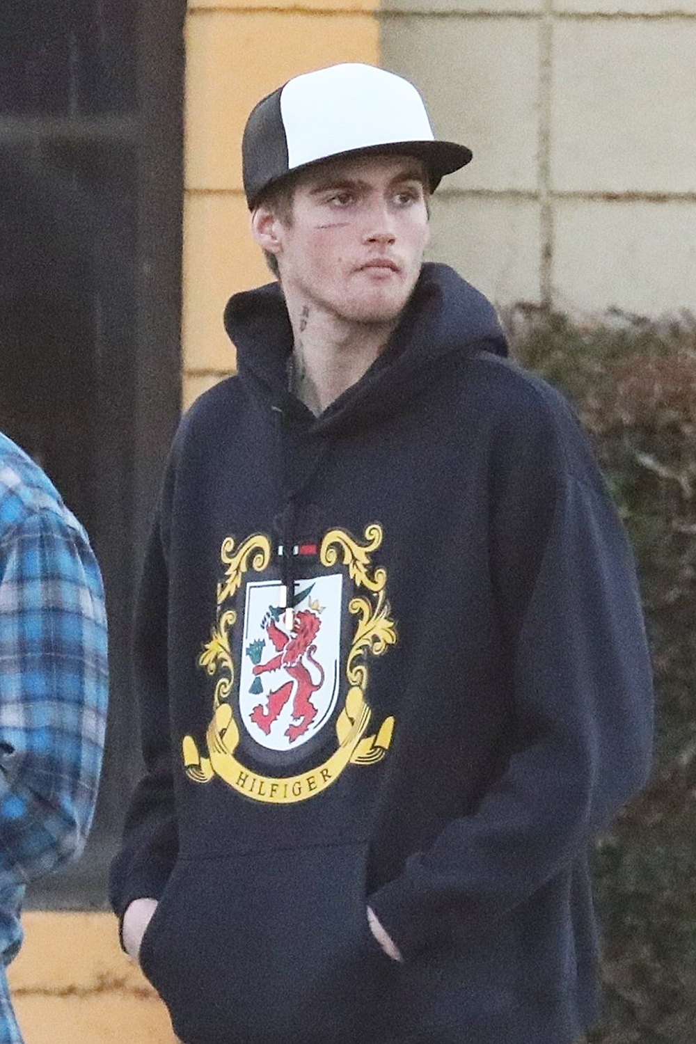 *EXCLUSIVE* Presley Gerber is seen visiting a drug testing facility as it is reported his concerned parents are seeking a therapist's help. **WEB MUST CALL FOR PRICING**