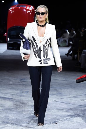 Yolanda Hadid on the catwalk
Off-White show, Runway, Fall Winter 2020, Paris Fashion Week, France - 27 Feb 2020