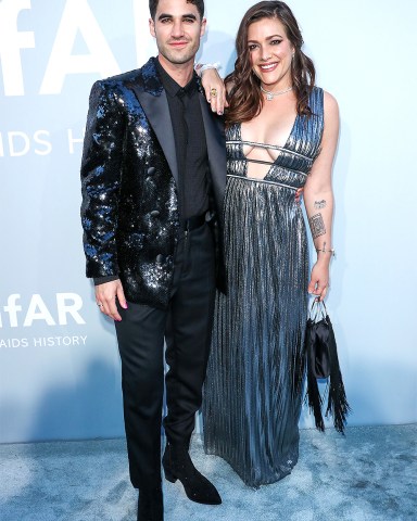 Darren Criss and Mia Swier
27th amfAR Gala, 74th Cannes Film Festival, France - 16 Jul 2021
amfAR, The Foundation for AIDS Research, makes a return to its spectacular live events during the Cannes International Film Festival. Alicia Keys headlines the evening which includes an exclusive dinner, auction, multiple performances and a fashion show curated by Carine Roitfeld Wearing Balmain