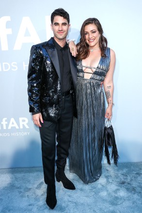 Darren Criss and Mia Swier
27th amfAR Gala, 74th Cannes Film Festival, France - 16 Jul 2021
amfAR, The Foundation for AIDS Research, makes a return to its spectacular live events during the Cannes International Film Festival. Alicia Keys headlines the evening which includes an exclusive dinner, auction, multiple performances and a fashion show curated by Carine Roitfeld Wearing Balmain
