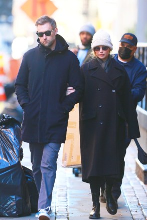 NEW YORK, NY - *EXCLUSIVE* - Jennifer Lawrence and husband Cook Maroney were spotted on Monday afternoon.  The happy couple is expecting their first child together.  Jennifer promoted her latest movie 