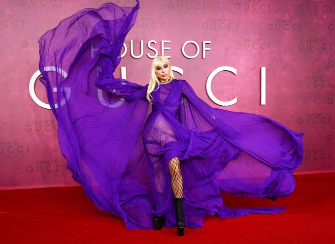 Lady Gaga at ‘House Of Gucci’ London premiere